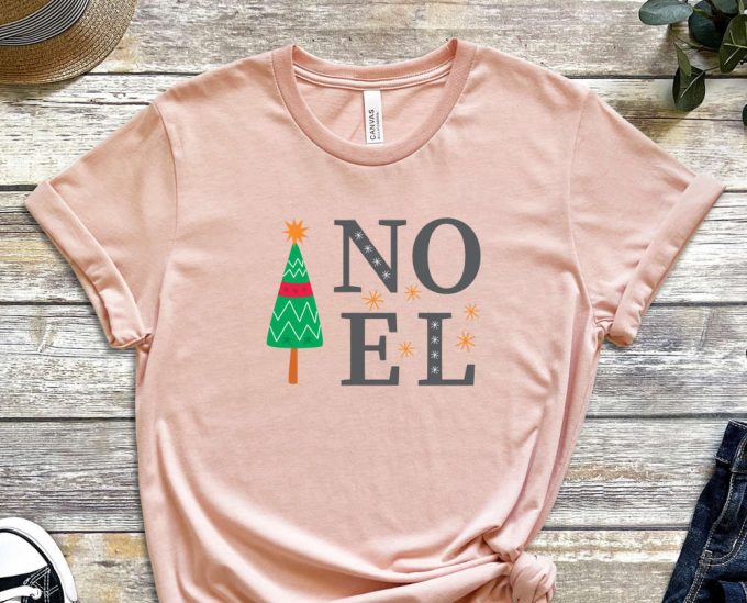 Noel T-Shirt, Christmas Tree Shirt, Noel Graphic Tees, Matching Family Christmas, Noel Gift Ideas, Happy New Year, Merry Christmas Shirt 3