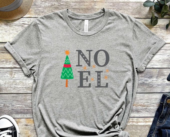 Noel T-Shirt, Christmas Tree Shirt, Noel Graphic Tees, Matching Family Christmas, Noel Gift Ideas, Happy New Year, Merry Christmas Shirt 4