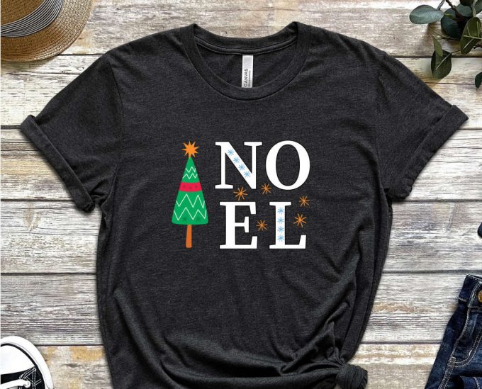 Noel T-Shirt, Christmas Tree Shirt, Noel Graphic Tees, Matching Family Christmas, Noel Gift Ideas, Happy New Year, Merry Christmas Shirt 6