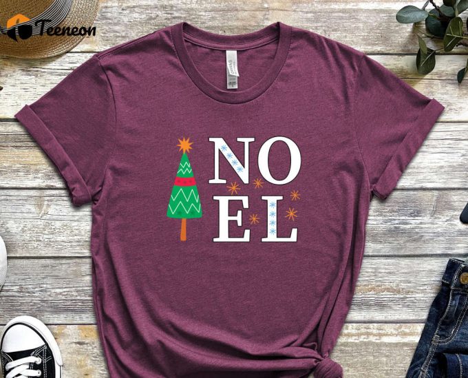 Noel T-Shirt, Christmas Tree Shirt, Noel Graphic Tees, Matching Family Christmas, Noel Gift Ideas, Happy New Year, Merry Christmas Shirt 1