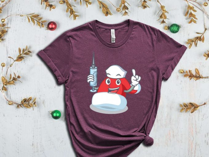 Nurse Santa T-Shirt, Funny Santa Shirt, Nurse Christmas Shirt, Xmas Nurse, Christmas Nurse, Christmas Gift For Doctor, Nurse Christmas Gift 3