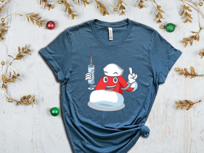 Nurse Santa T-Shirt, Funny Santa Shirt, Nurse Christmas Shirt, Xmas Nurse, Christmas Nurse, Christmas Gift For Doctor, Nurse Christmas Gift 4