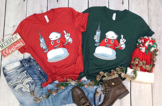 Nurse Santa T-Shirt, Funny Santa Shirt, Nurse Christmas Shirt, Xmas Nurse, Christmas Nurse, Christmas Gift For Doctor, Nurse Christmas Gift 7