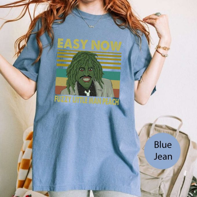 Old Gregg Easy Now Fuzzy Peach Shirt - The Mighty Boosh Horror Movie Shirt 5