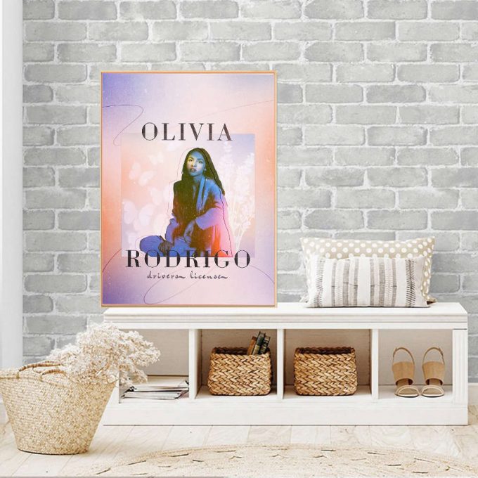 Olivia Rodrigo Poster For Home Decor Gift, Olivia Rodrigo Drivers License Poster For Home Decor Gift 3