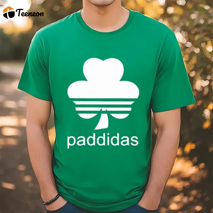 Paddidas St Patrick S Day T-Shirt: Celebrate With Adidas Logo 1