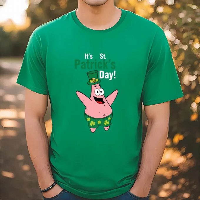 Get Festive With Patrick Star Patrick S Day Tee - Limited Edition! 2