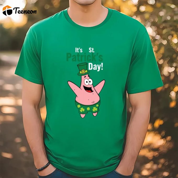 Get Festive With Patrick Star Patrick S Day Tee - Limited Edition! 1