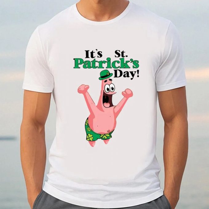 Patrick Star Spongebob Squarepants St Patrick S Day T-Shirt: Fun And Festive Design 2