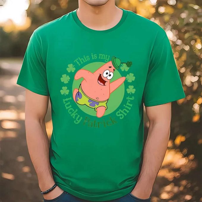 Patrick Star St Patrick’s Day Lucky T-Shirt: Bring Some Irish Charm! 2