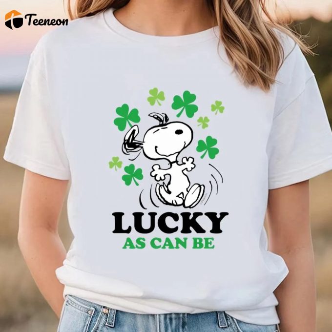 Snoopy St Patrick S Day T-Shirt: Happy Peanuts Celebration 1
