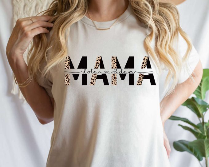 Personalized Mom Shirt With Kids Names - Customized Shirt For Mom 3
