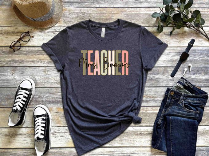 Get Personalized Teacher Shirt &Amp; Custom School Apparel Perfect Gift For Kindergarten Teachers Teacher Squad Shirt With Custom Name Shop Now! 3