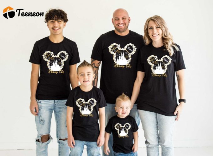 Custom Disney Trip Shirts: Personalized Family Shirt Mouse Family T-Shirt &Amp;Amp; More! Perfect Disney Trip Sweatshirt &Amp;Amp; Personalized Gift 1