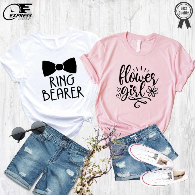 Petal Patrol &Amp; Ring Security Shirt: Flower Girl &Amp; Ring Bearer Wedding Rehearsal Party 4