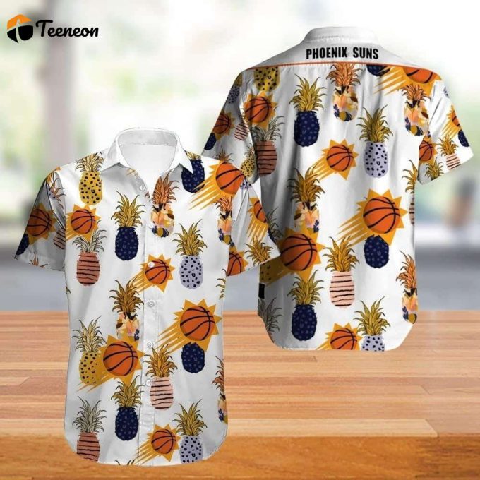 Phoenix Suns Flower Hawaiian Shirt Gift For Men And Women 1