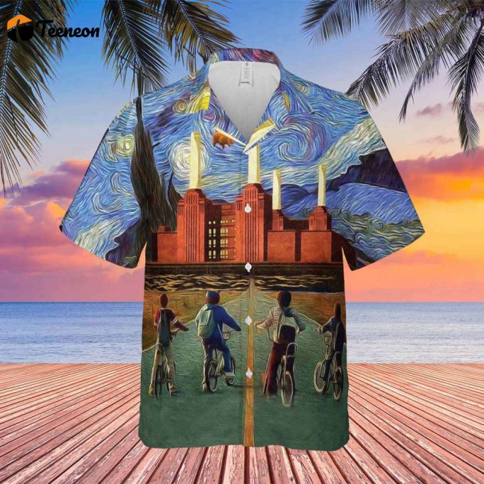 Pigs Can Fly Stranger Things X Animals Hawaiian Pink Floyd Shirt Gift For Men Women 1