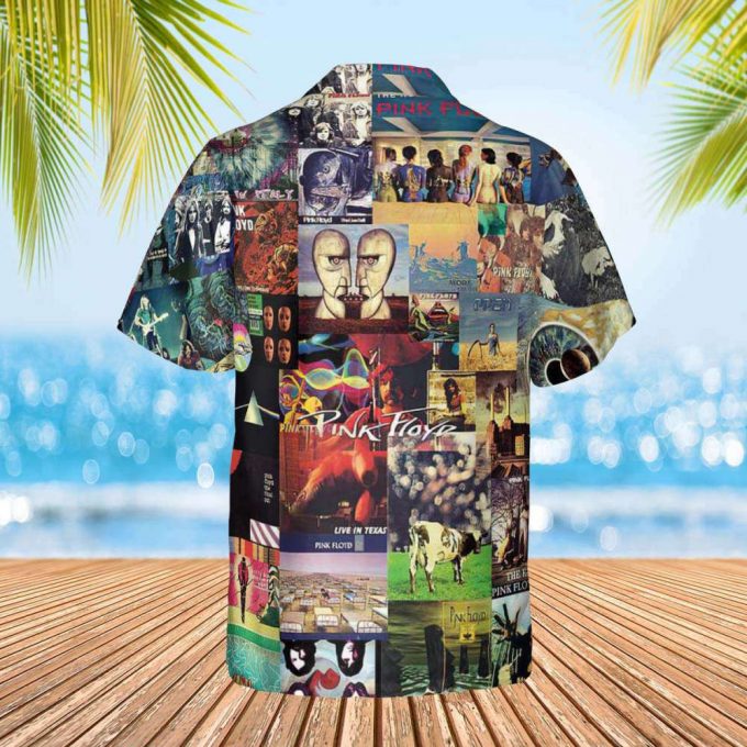 Pink Floyd Albums Collage Hawaiian Shirt Gift For Men Women 3