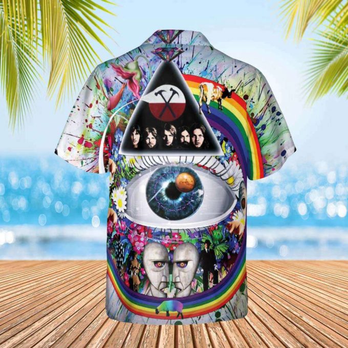 Pink Floyd Collage Art Hawaiian Shirt Gift For Men Women 3