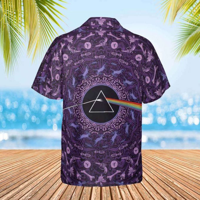 Pink Floyd Dark Side Of The Moon Album Psychedelic Hawaiian Shirt Gift For Men Women 2