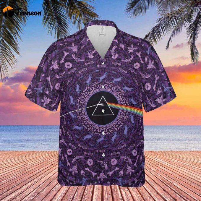 Pink Floyd Dark Side Of The Moon Album Psychedelic Hawaiian Shirt Gift For Men Women 1