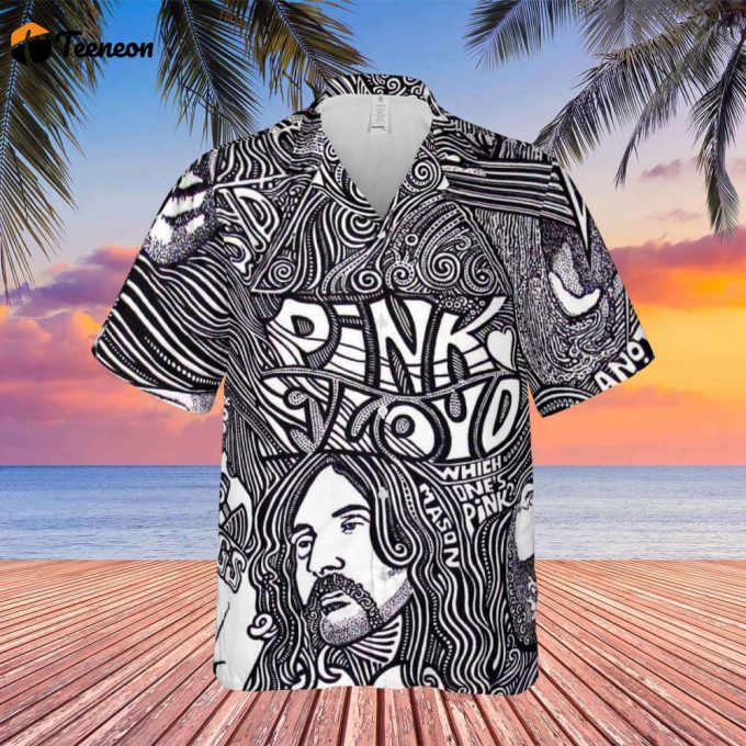 Pink Floyd Hand Draw Art Hawaiian Shirt Gift For Men Women 1