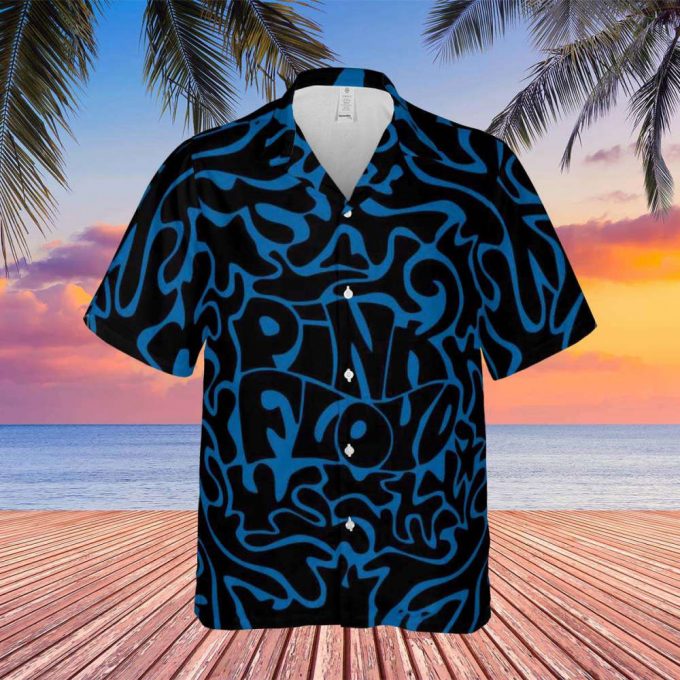 Pink Floyd Logo Cosmic Psychedelic Art Hawaiian Shirt Gift For Men Women 3