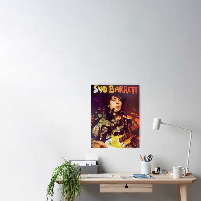 Vintage Pink Floyd Syd Barrett Poster: Iconic Psychedelic Rock Art For Fans &Amp; Collectors 2