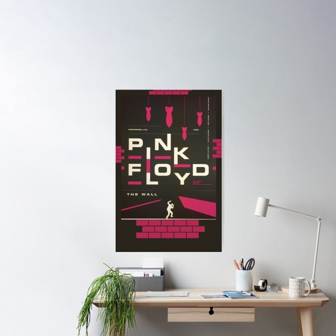 Pink Floyd Poster - The Wall 1980: Iconic Artwork Celebrating Pink Floyd S Legendary Album - Limited Edition Collectible 2