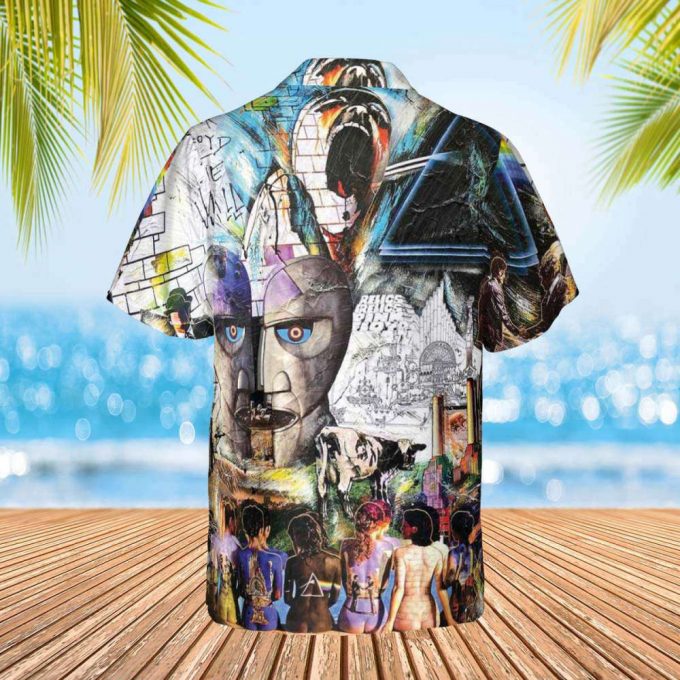 Pink Floyd Psychedelic Rock Album Cover Hawaiian Shirt Gift For Men Women 3