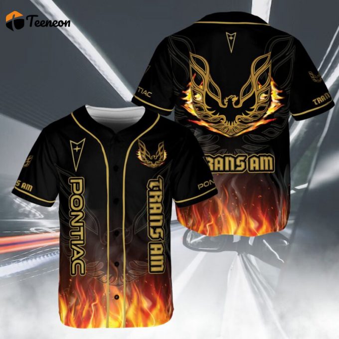 Pontiac Firebird Trans Am Baseball Jersey Gift For Men And Women 1