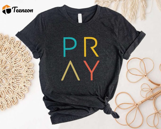 Faithful Pray Shirt: Inspiring Religious Christian Women S Shirts With Bible Sayings 1