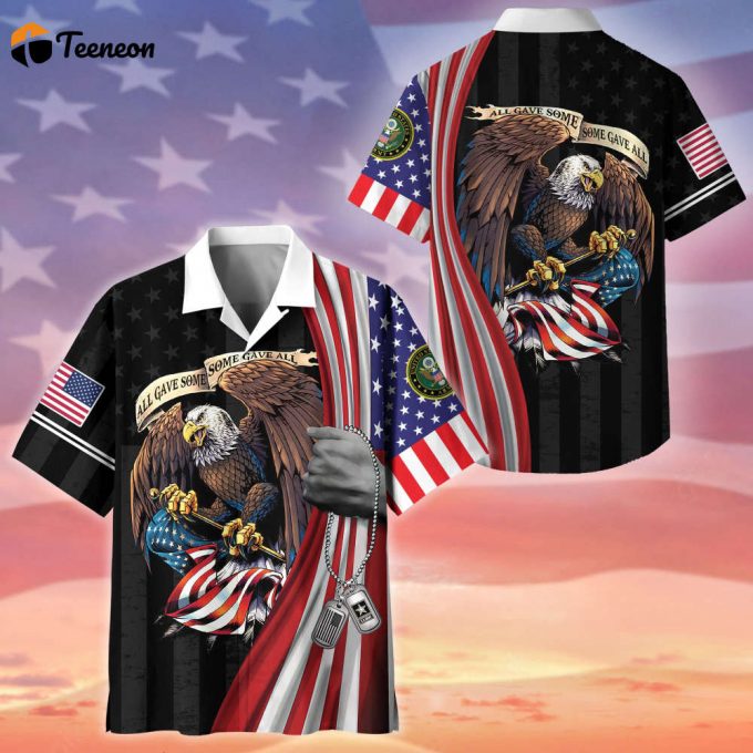 Premium Eagle Us Veteran Hawaii Shirt For Men And Women 1