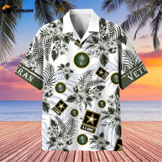 Premium Proud U.s Veteran Hawaii Shirt For Men And Women 1