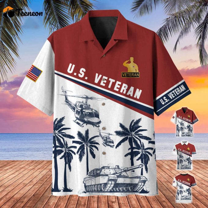 Premium U.s Veteran Hawaii Shirt For Men Women 1