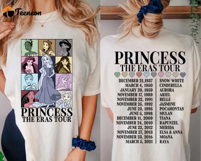 Disneyland Princess Eras Tour Shirt: Rapunzel Tee Characters Girl Trip Birthday Gift 1