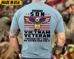 Proud Son Vietnam Veteran, Freedom Isn’t Free My Father Paid For It Shirt, Patriotic Shirt For Veteran, Gift For Son, Son Of Veteran Shirt