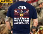 Proud Son Vietnam Veteran, Freedom Isn’t Free My Father Paid For It Shirt, Patriotic Shirt For Veteran, Gift For Son, Son Of Veteran Shirt