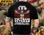 Proud Son Vietnam Veteran, Freedom Isn’t Free My Father Paid For It Shirt, Patriotic Shirt For Veteran, Gift For Son, Son Of Veteran Shirt