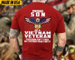 Proud Son Vietnam Veteran, Freedom Isn’t Free My Father Paid For It Shirt, Patriotic Shirt For Veteran, Gift For Son, Son Of Veteran Shirt