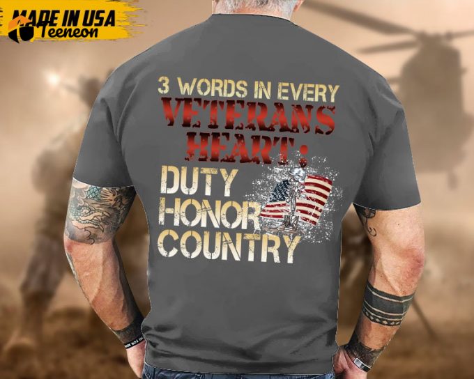 Proudly Served Veteran Shirt, Veteran Day, Gift For Veteran, Jesus Christ Shirt, 3 Words In Every Veterans Heart 1