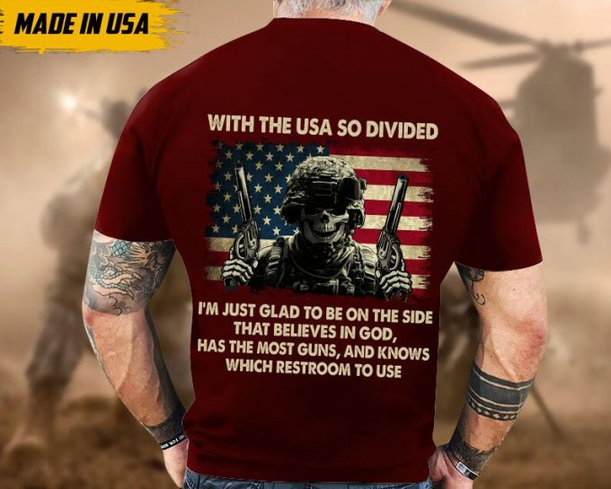 Proudly Served Veteran Shirt, Veteran Day, Gift For Veteran, Jesus Christ Shirt, I'M Just Glad To Be On The Side That Believes In God 4