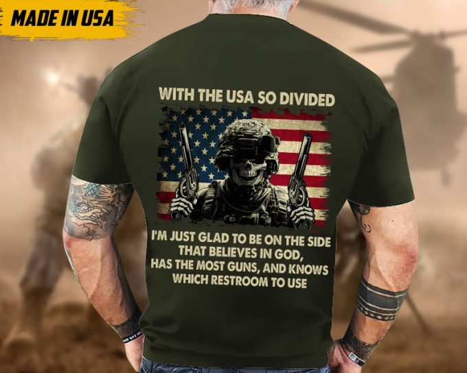 Proudly Served Veteran Shirt, Veteran Day, Gift For Veteran, Jesus Christ Shirt, I'M Just Glad To Be On The Side That Believes In God 6