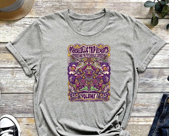 Psychedelic Trips Report Shirt, Drugs Shirt, Lucid Dreaming Shirt, Mushroom Shirt, Psychedelic Shirt 5