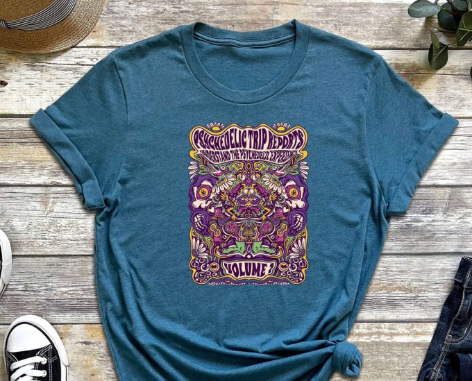 Psychedelic Trips Report Shirt, Drugs Shirt, Lucid Dreaming Shirt, Mushroom Shirt, Psychedelic Shirt 6