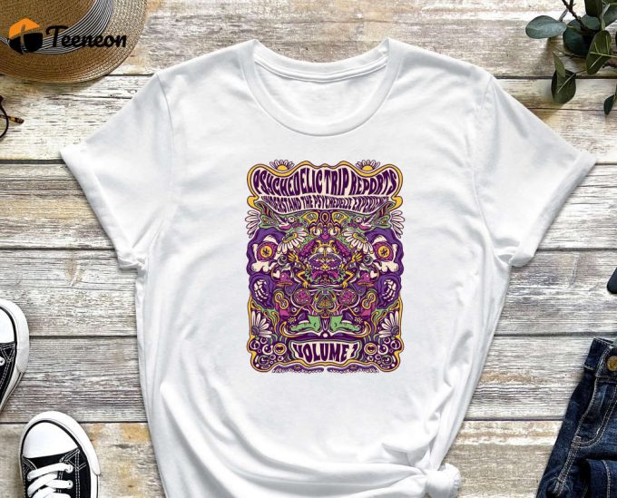 Psychedelic Trips Report Shirt, Drugs Shirt, Lucid Dreaming Shirt, Mushroom Shirt, Psychedelic Shirt 1