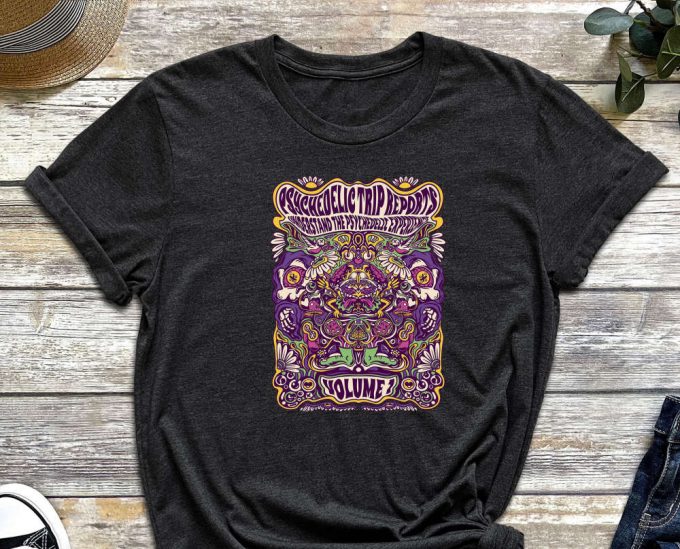 Psychedelic Trips Report Shirt, Drugs Shirt, Lucid Dreaming Shirt, Mushroom Shirt, Psychedelic Shirt 2