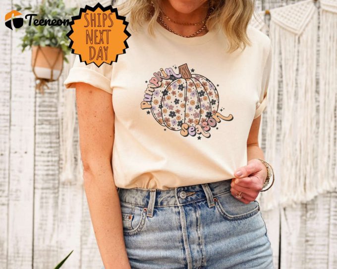 Vintage Pumpkin Patch Shirt: Retro Fall Tee For Women - Perfect Thanksgiving &Amp;Amp; Halloween Gift 1