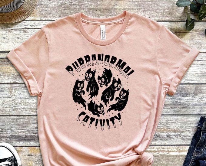 Purranarmal Cativity, Paranormal Activity, Cat Shirt, Spooky Cat Shirt, Ghost Shirt, Scary Shirt, Scary Kitty Shirt, Funny Cat Shirt 2