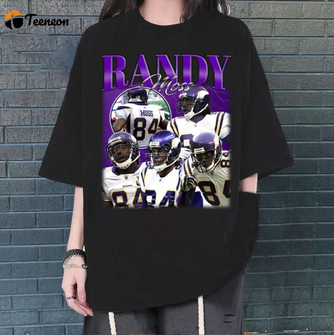 Randy Moss T-Shirt, Randy Moss T-Shirt, Randy Moss Unisex, Unisex T-Shirt, Hip Hop Graphic, Trendy T-Shirt, Retro T-Shirt 1